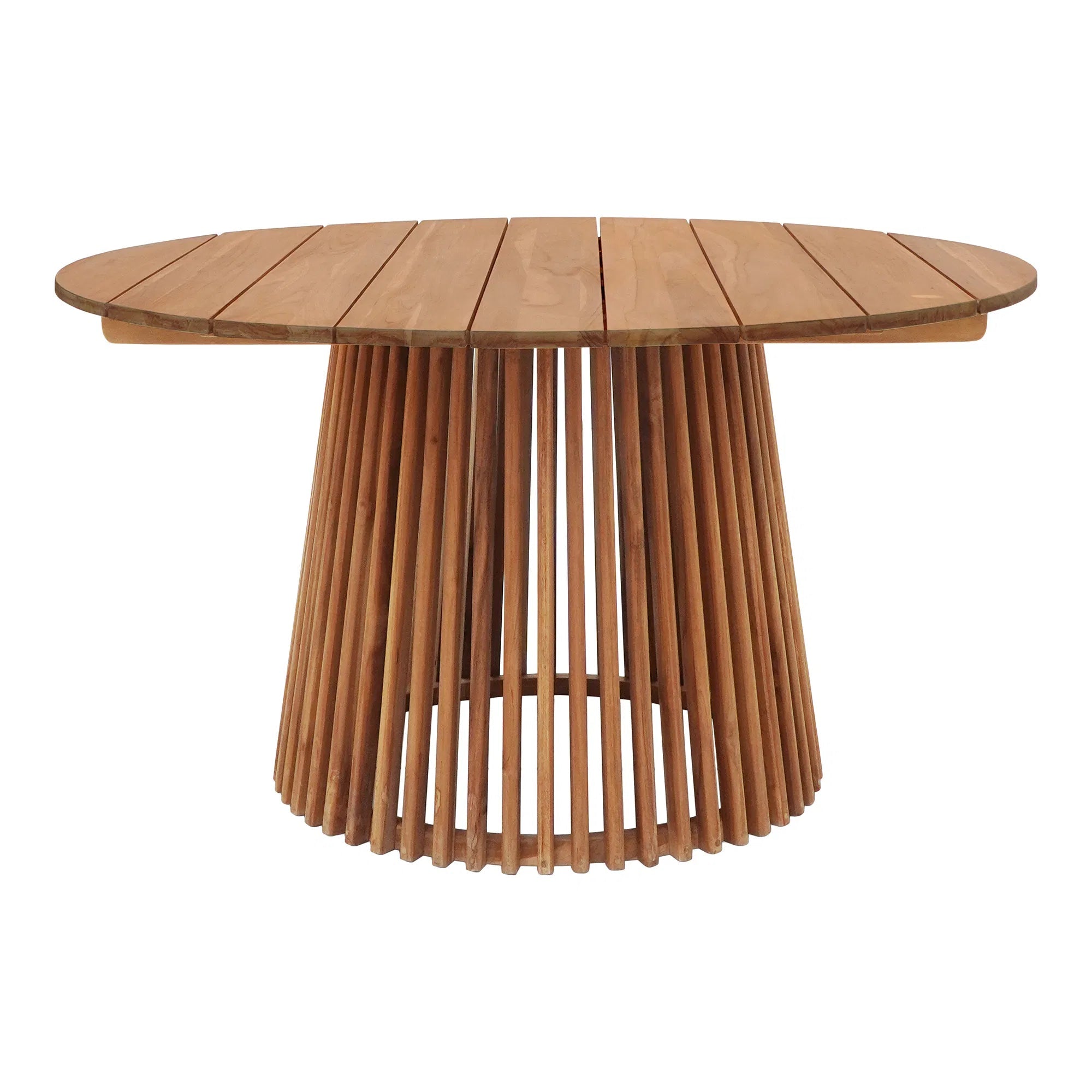 Table de jardin Varese en teck ø120x75 cm