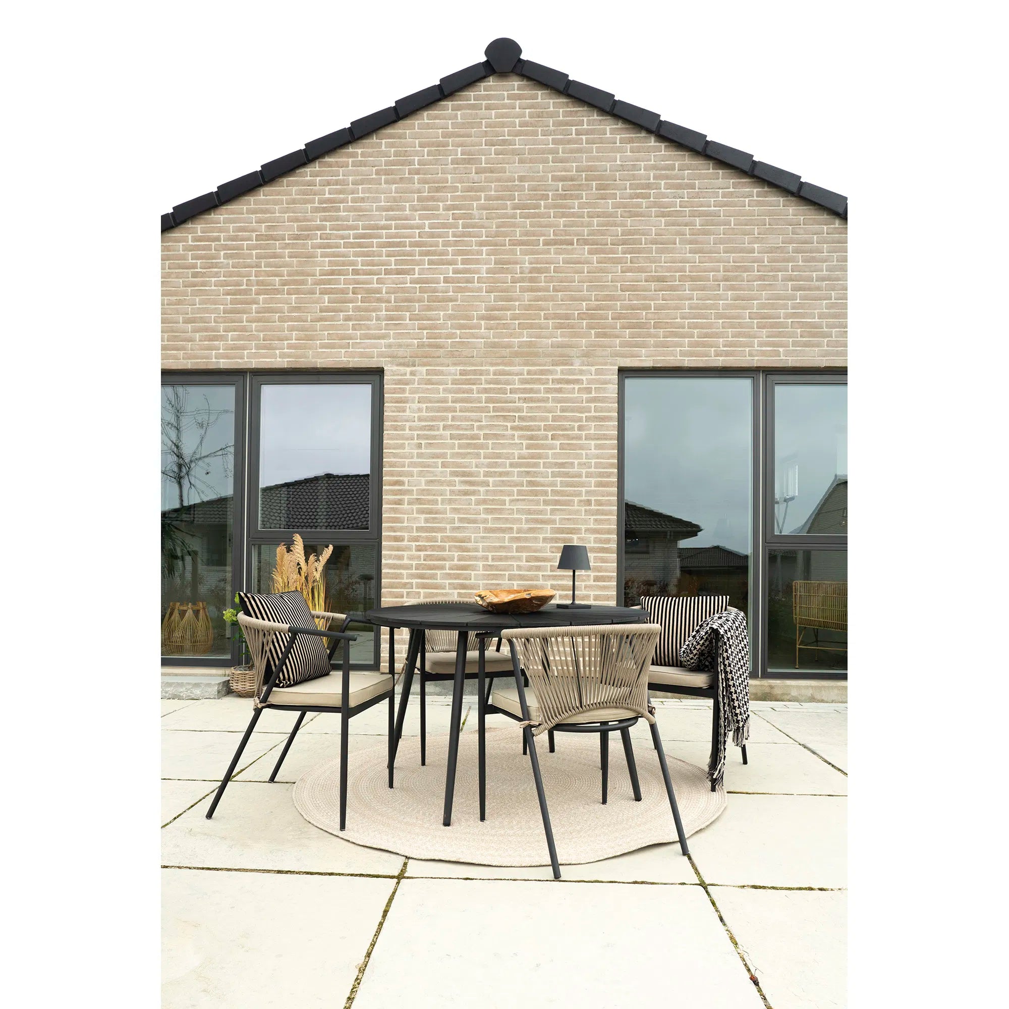 Table de jardin Linda - Ø120 cm en Nonwood & Aluminium