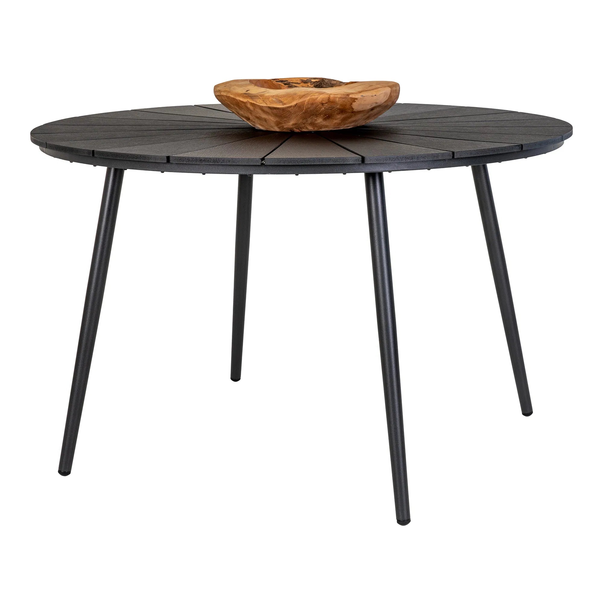 Table de jardin Linda - Ø120 cm en Nonwood & Aluminium