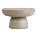 Table d'appoint de jardin Fjandria - véritable pièce maîtresse en gris