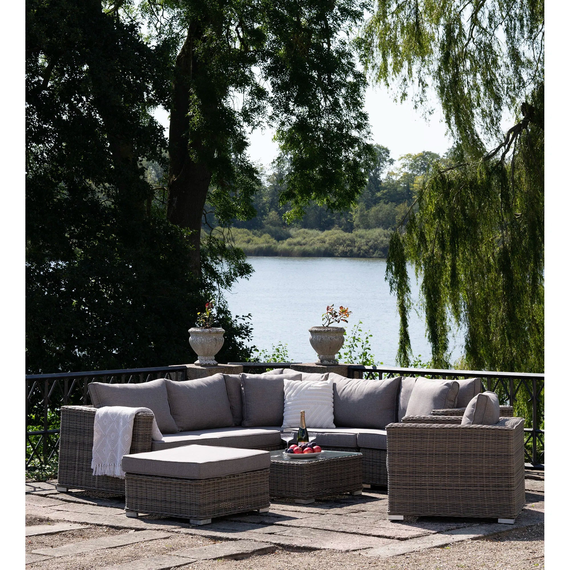 Tuin Lounge Set Palermo van Polyrattan