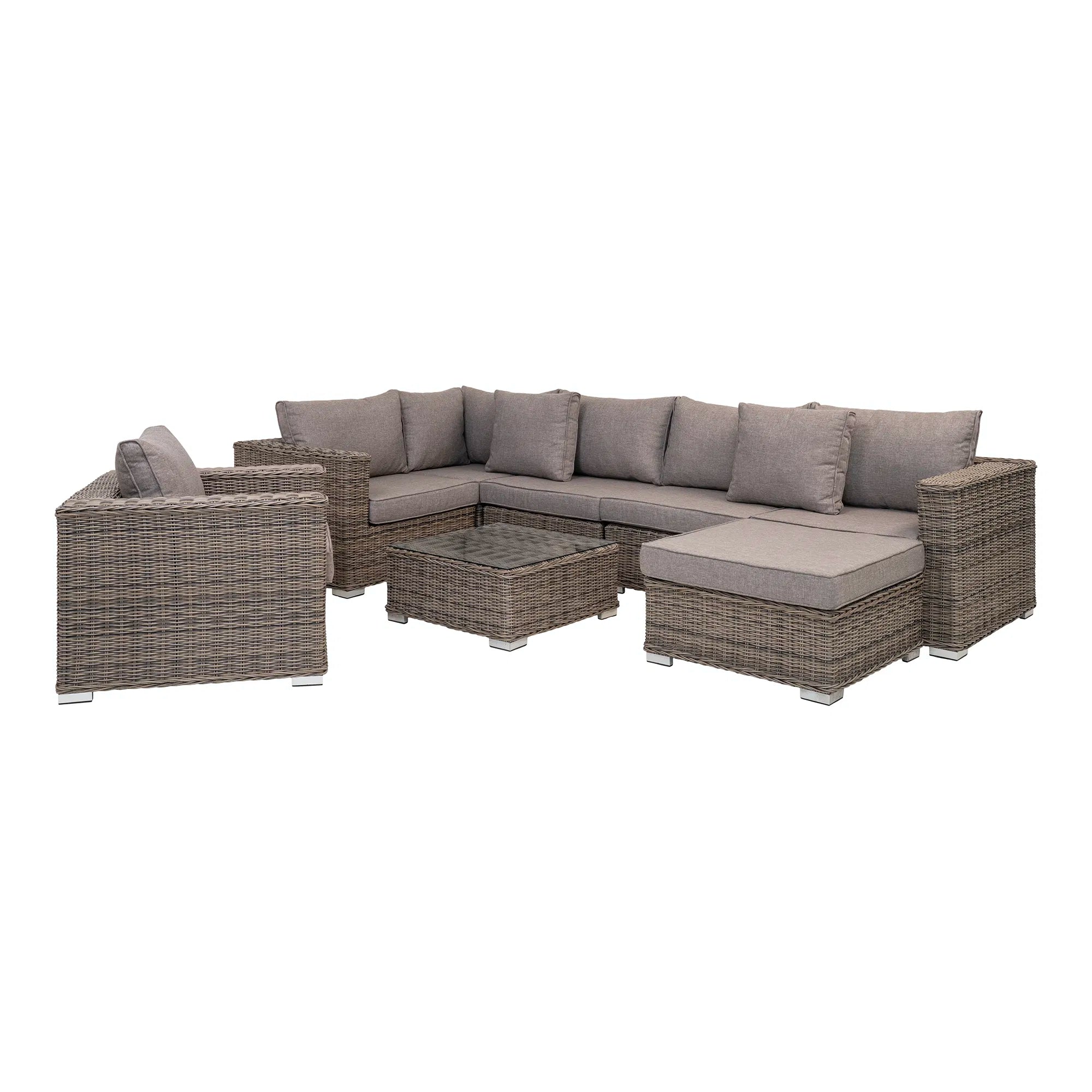 Tuin Lounge Set Palermo van Polyrattan