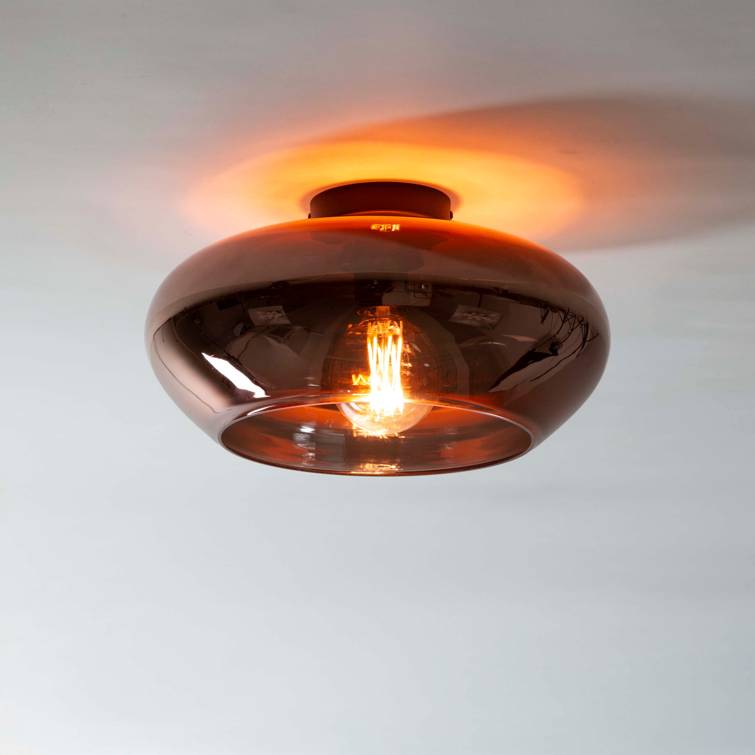 Plafondlamp „Aurex“ – van glas in 3 uitvoeringen