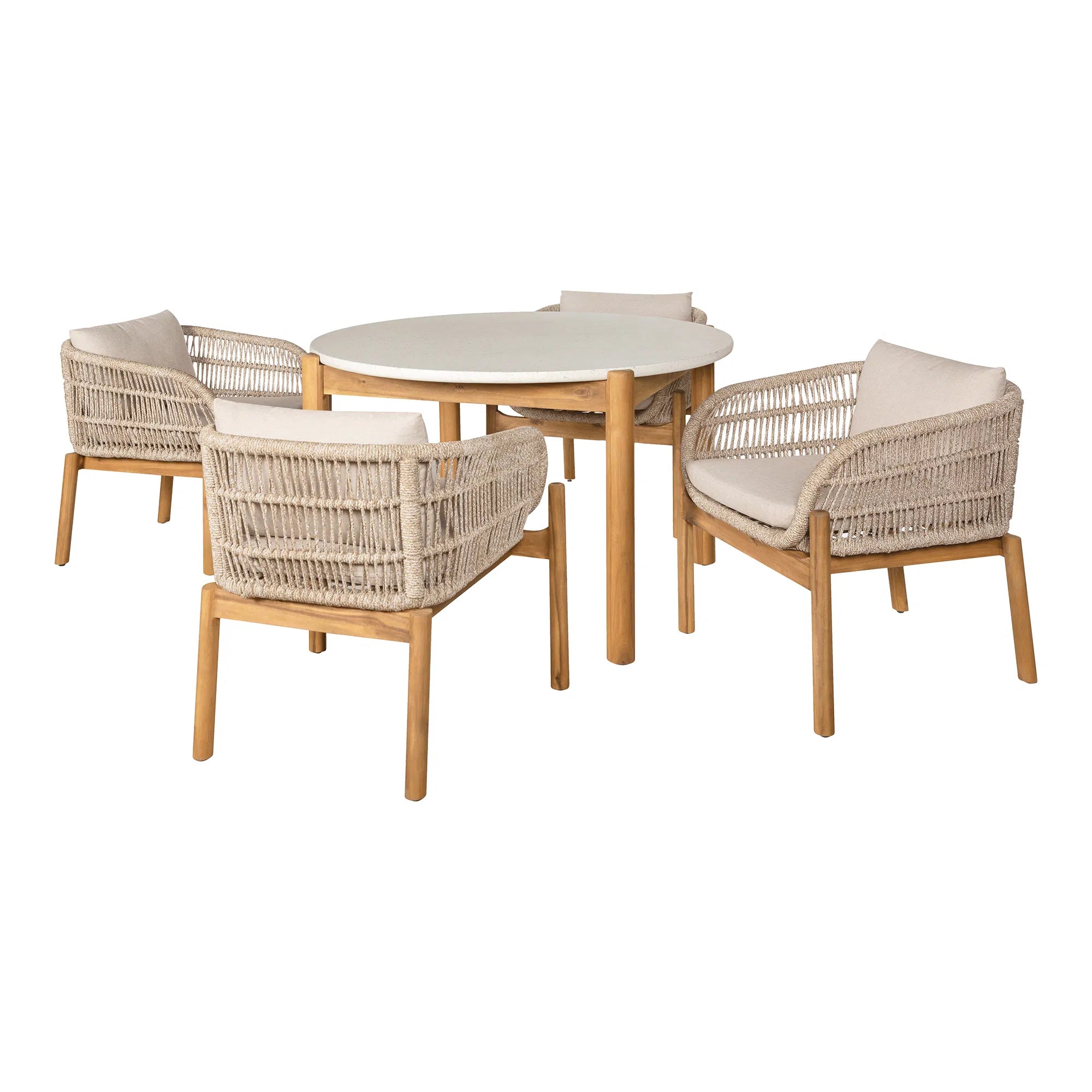 Ensemble de salle à manger de jardin Sorrento en bois d'acacia