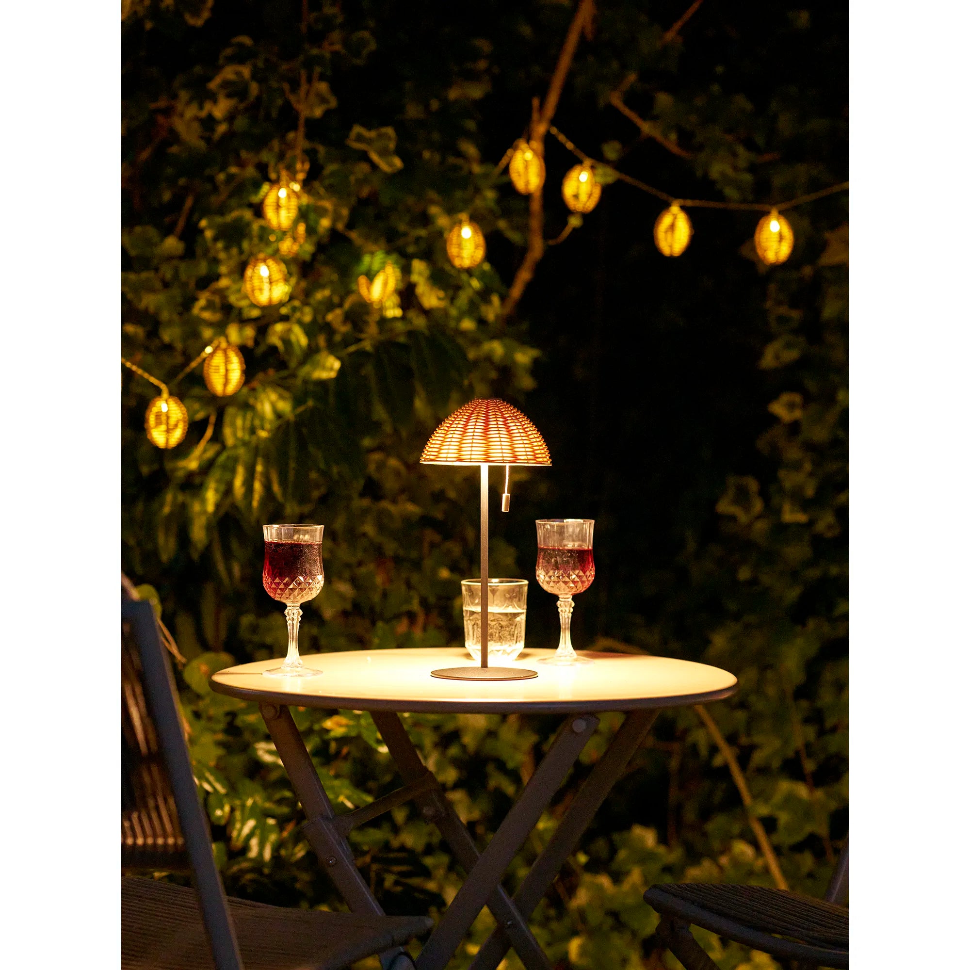 Lampe de table de jardin « Kaldien » – résistante aux intempéries pour balcon et espace extérieur