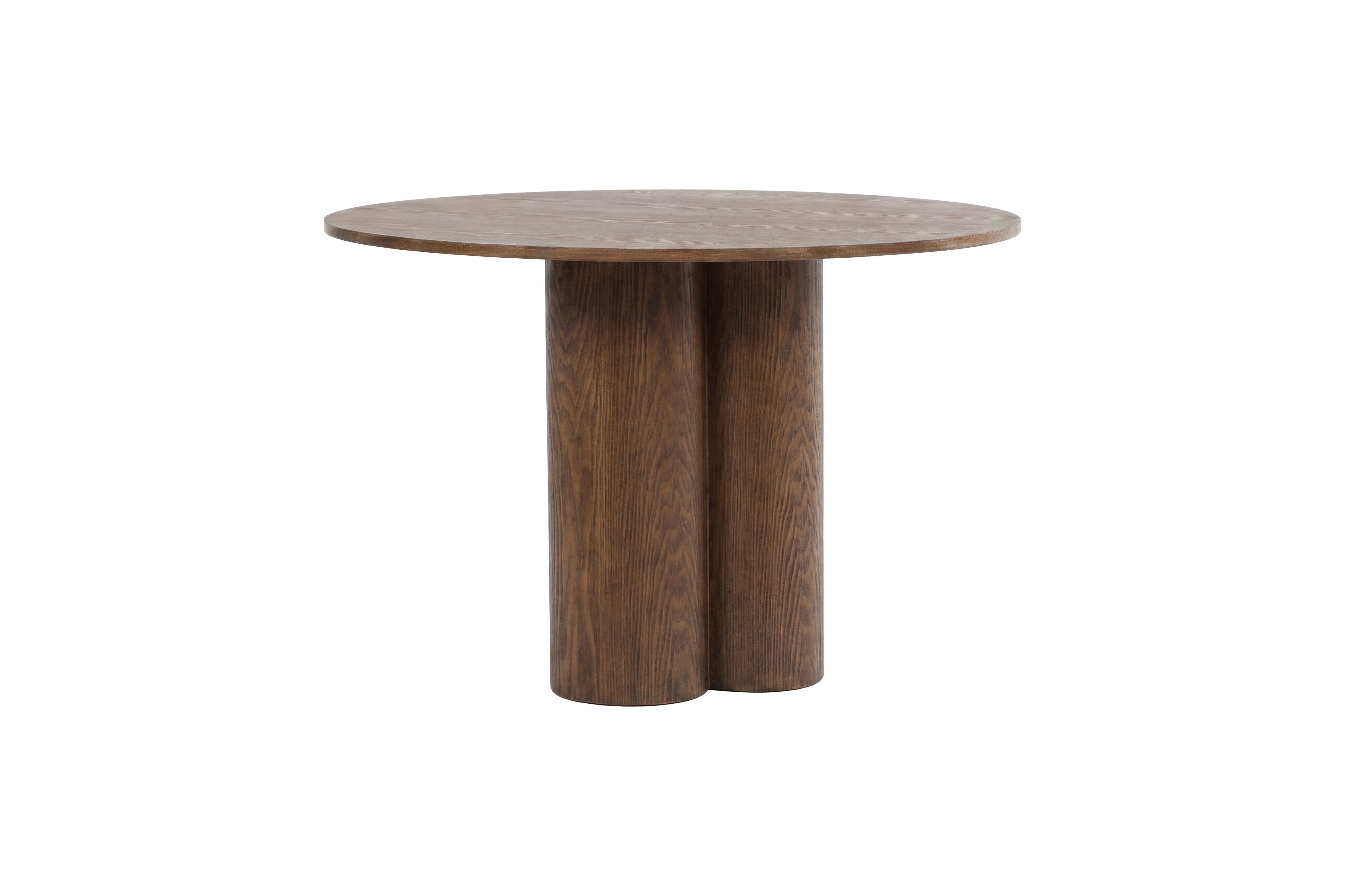 Eettafel Cavella - rond ontwerp in houtlook