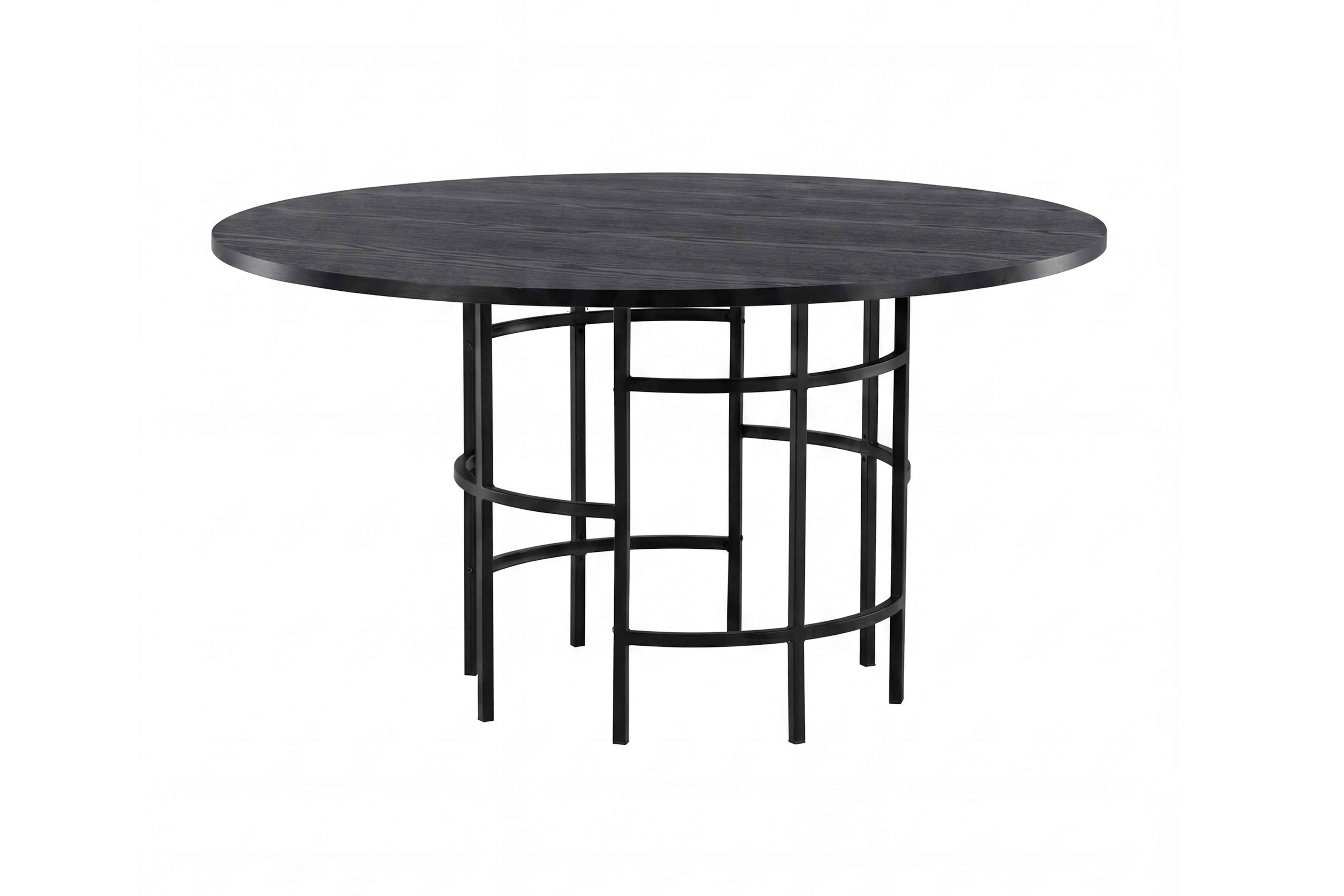 Esstisch Amaya - rundes Design im Industrial-Look