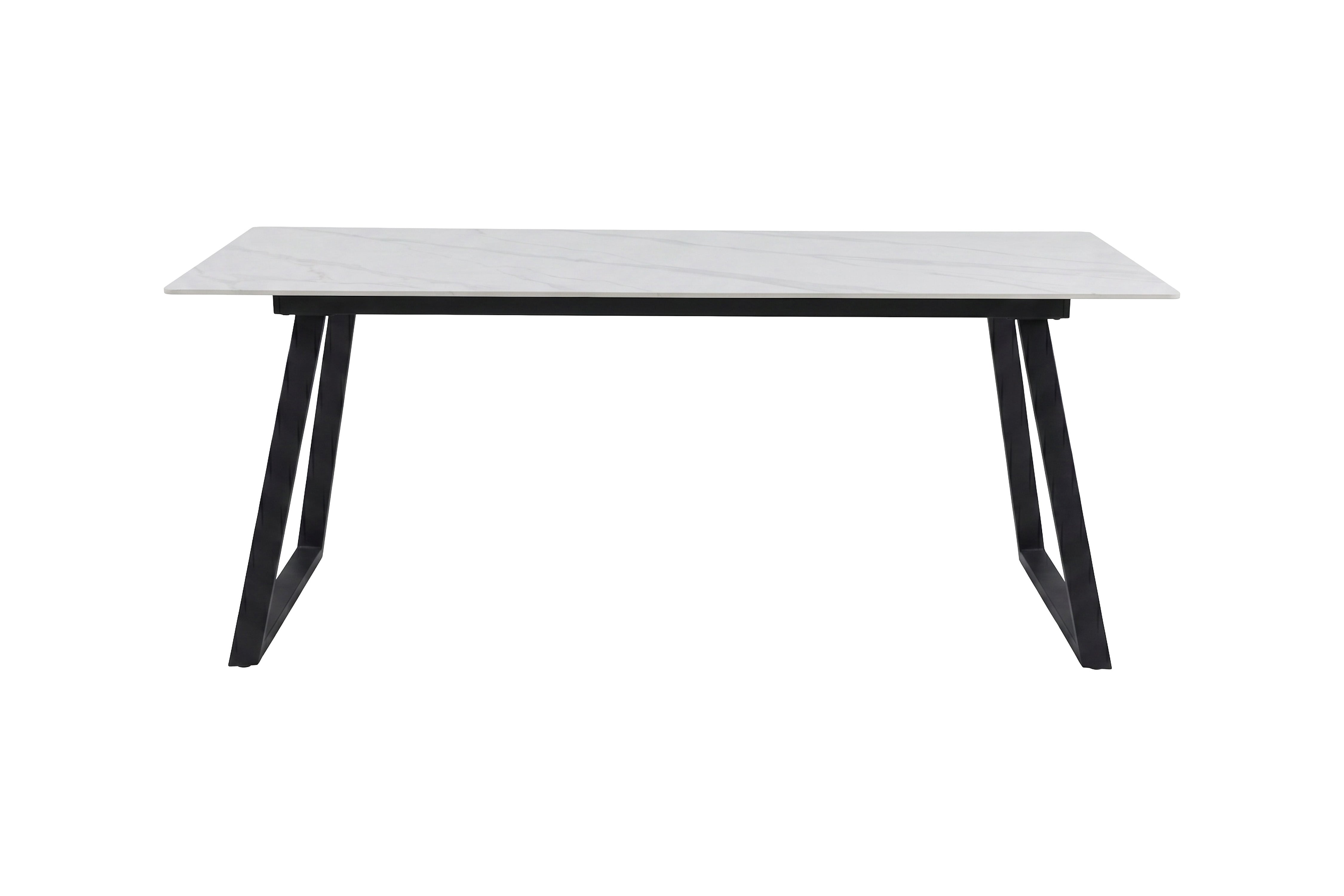 Eettafel Zarela - rechthoekig ontwerp in marmerlook