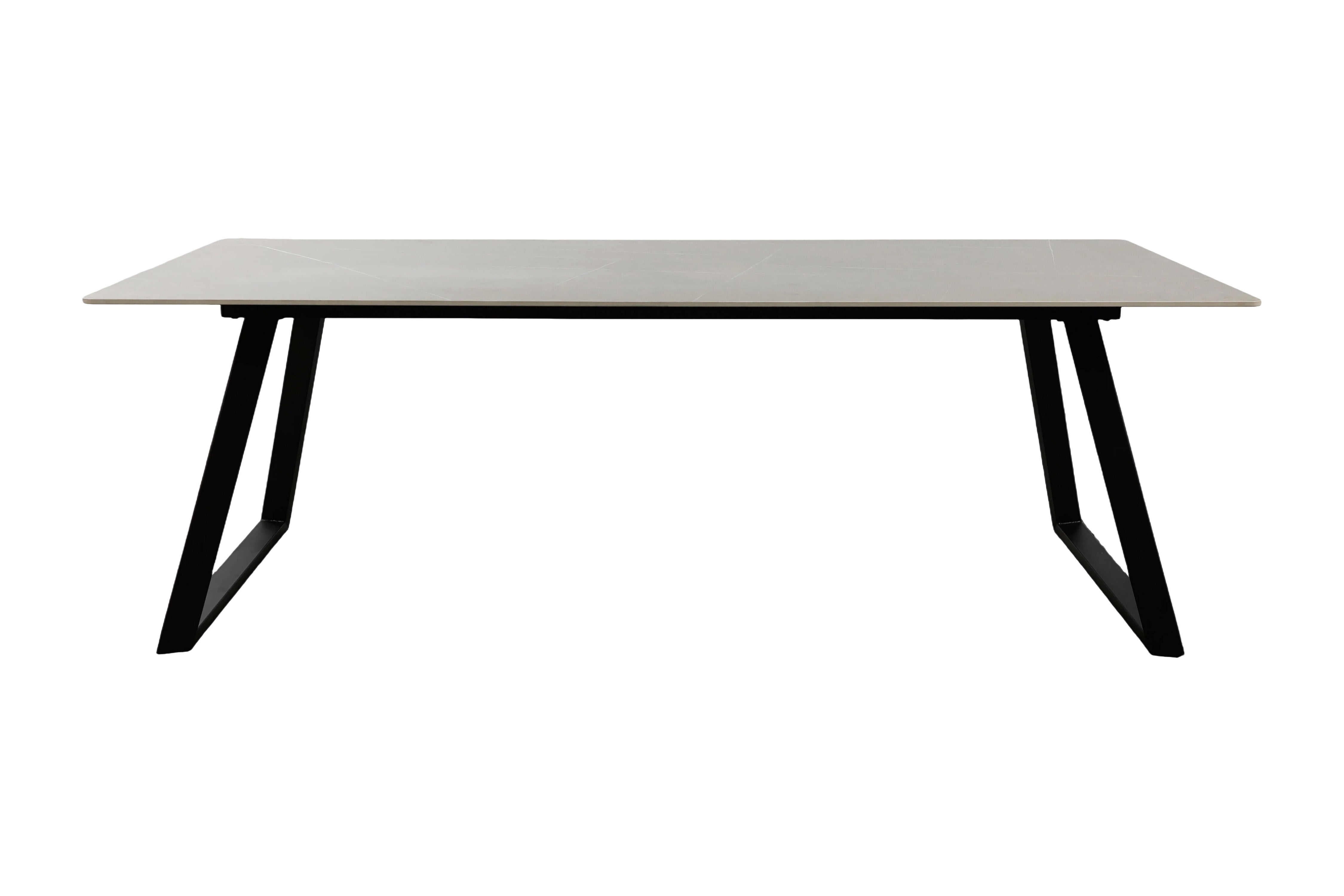 Eettafel Darivo - met donkergrijs tafelblad