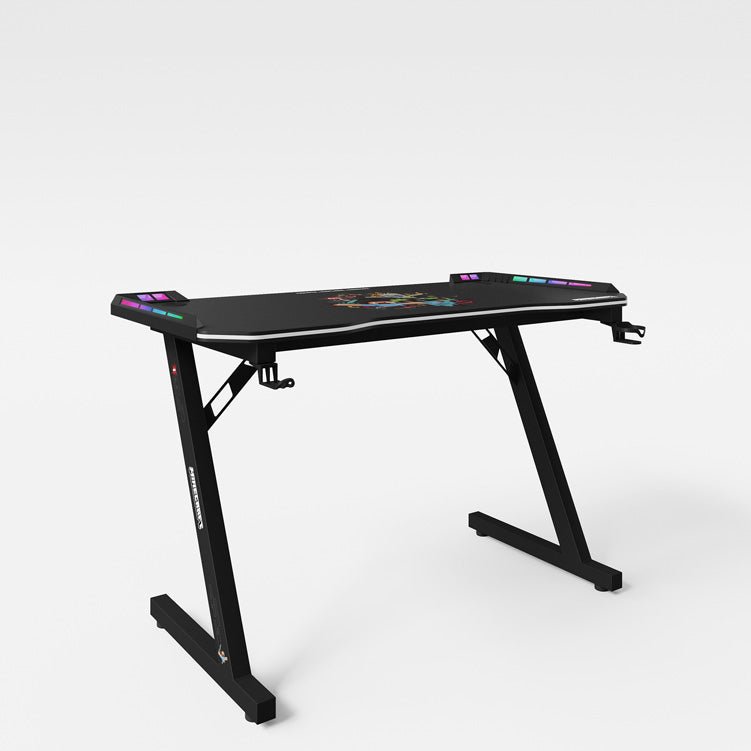 Minecraft Gaming Tafel „EnderCraft“ – met LED, beker- & headsethouder