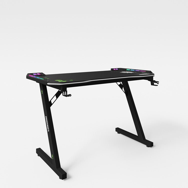 Minecraft Gaming Tafel „EnderCraft“ – met LED, beker- & headsethouder