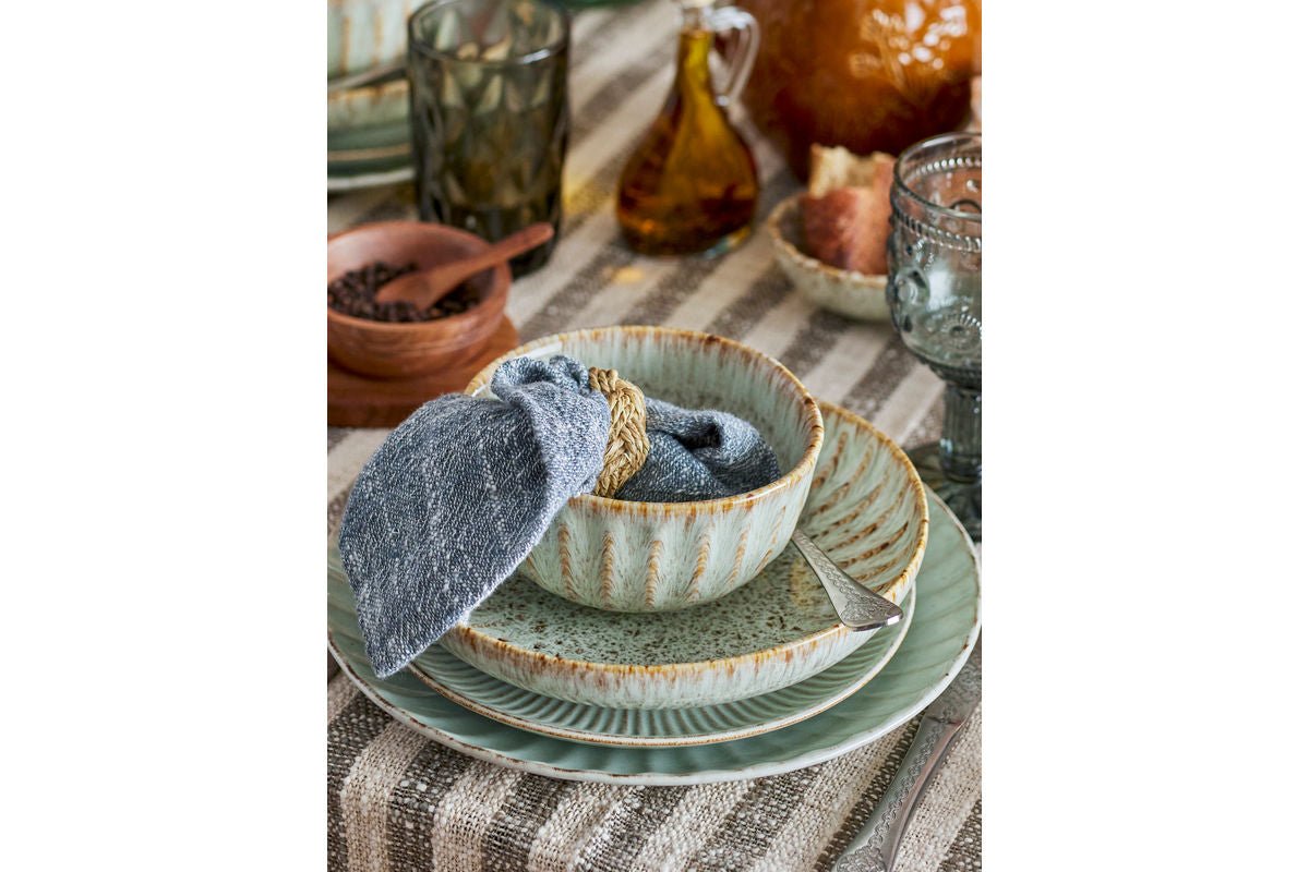 Assiette Coria – fabriquée en grès