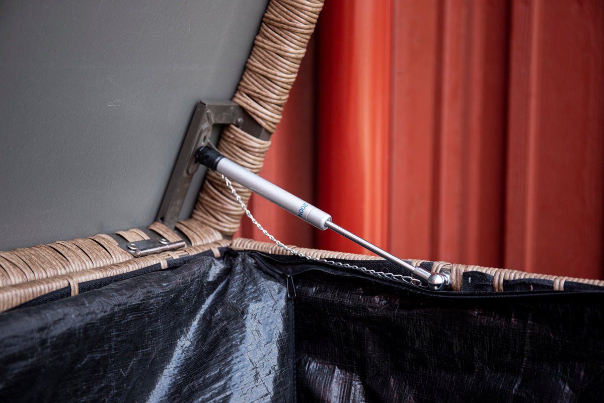 Garten Kissenbox Brisbane - Verfügbar in Grau, Schwarz und Natur