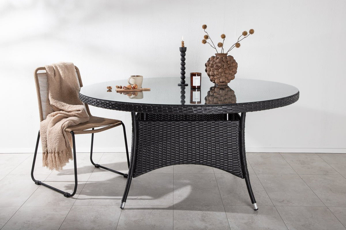 Table de jardin Eluno - le design moderne crée une atmosphère conviviale