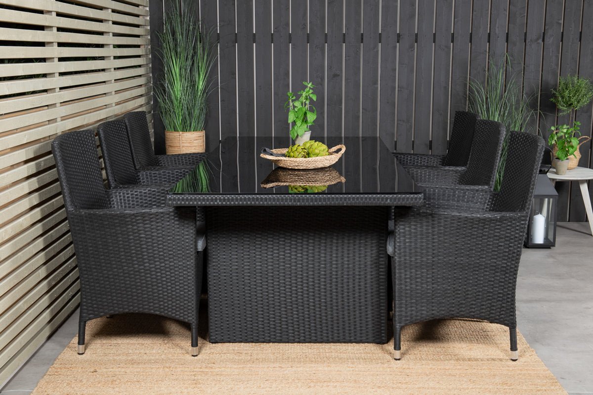 2er Set - Gartenstuhl Oasis aus Rattan