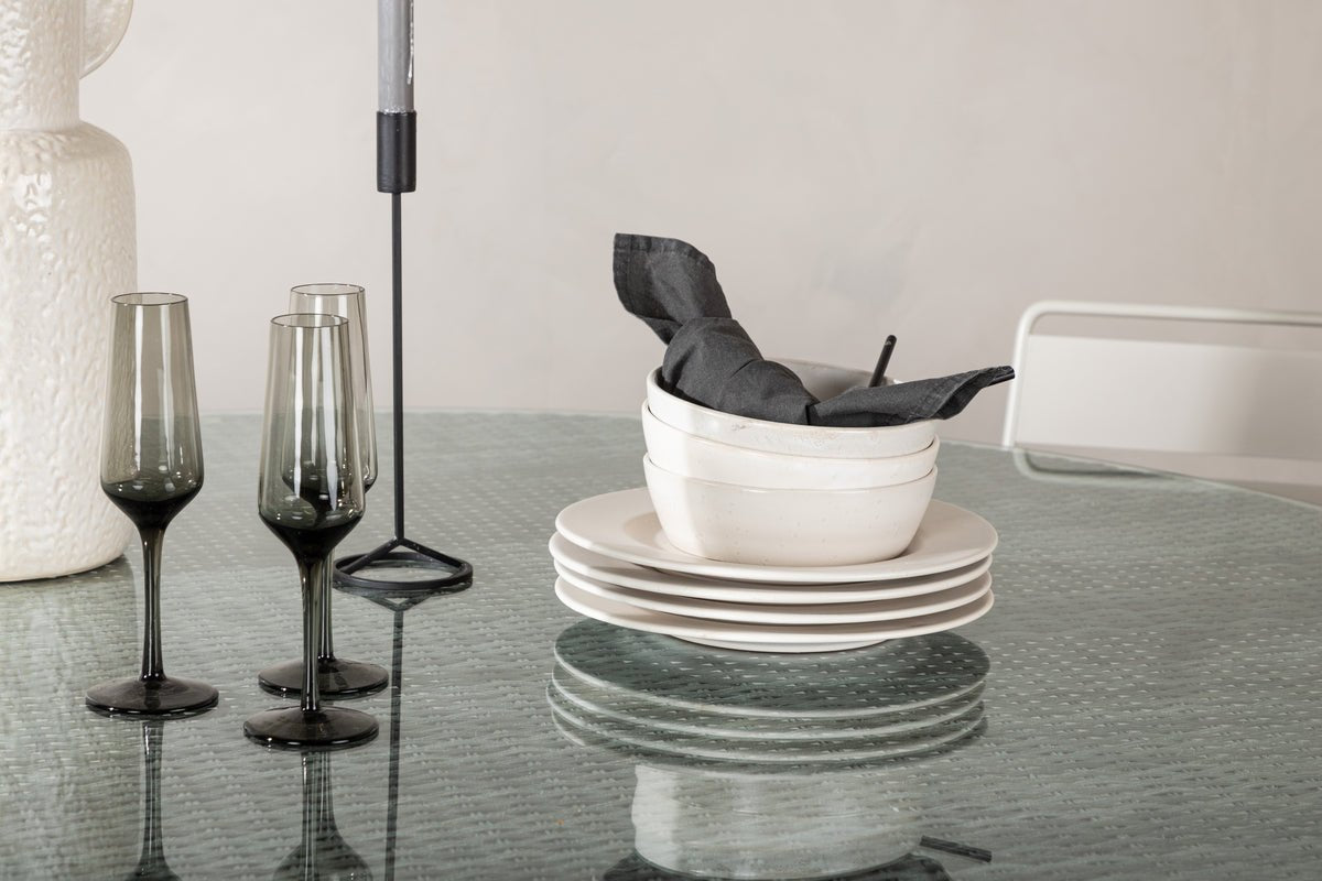 Table de jardin Eluno - le design moderne crée une atmosphère conviviale