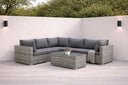 Garten Loungeset Panther - aus Kunstrattan in 3 Farben erhältlich