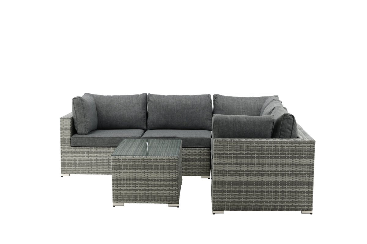 Tuin Loungeset Panther - verkrijgbaar in 3 kleuren van kunstrotan