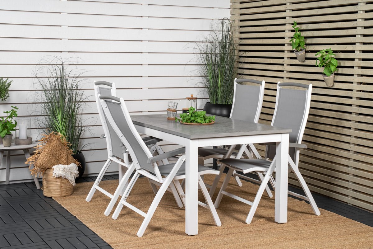 2er Set - Gartenstuhl Alberto aus Textilene/Aluminium