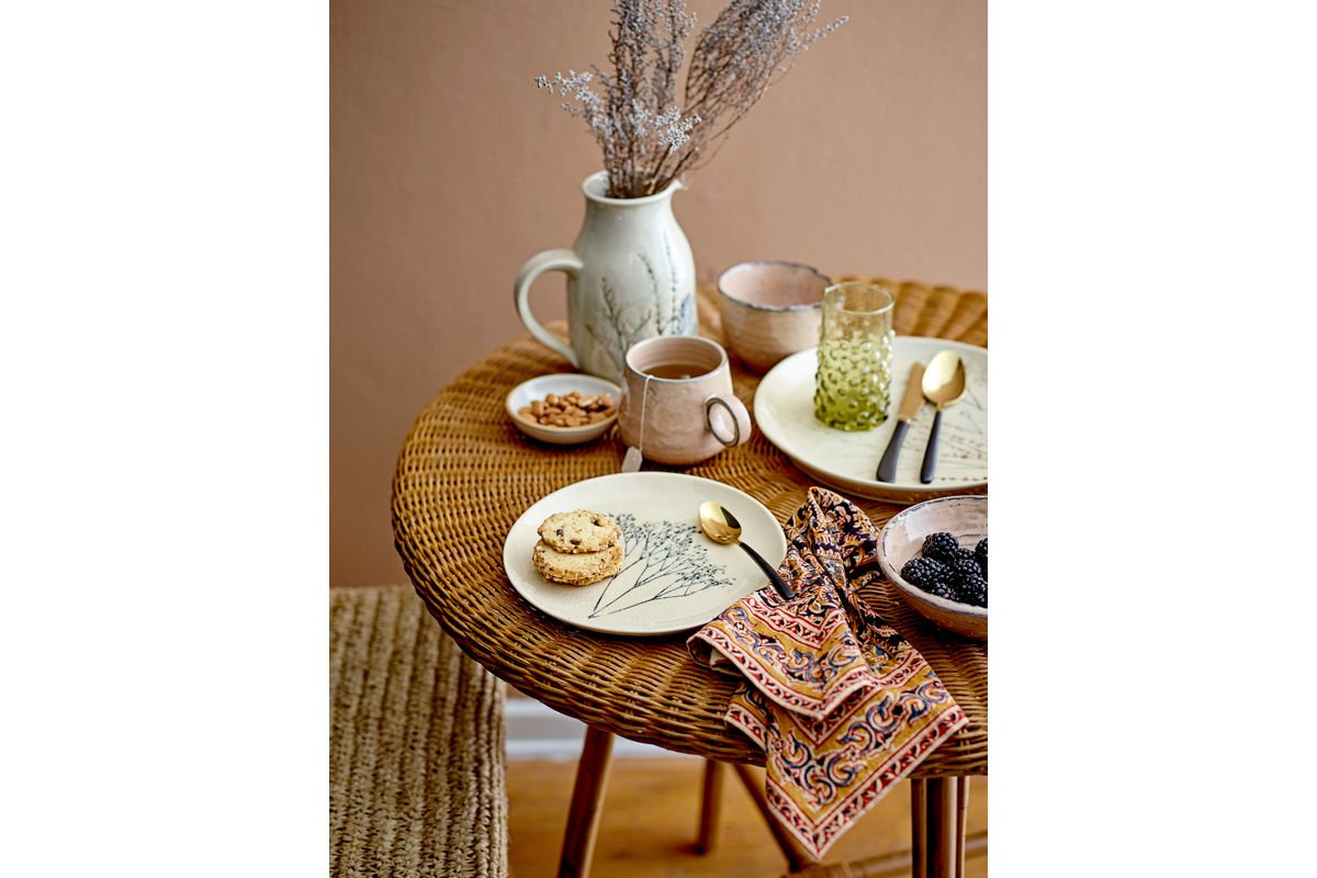 Assiette Seréna - fabriquée en grès, lot de 4