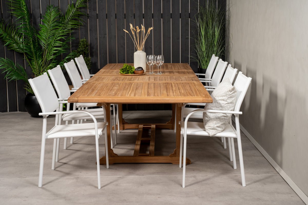 2-delige set - Tuinstoel Marena van Textilene/Aluminium