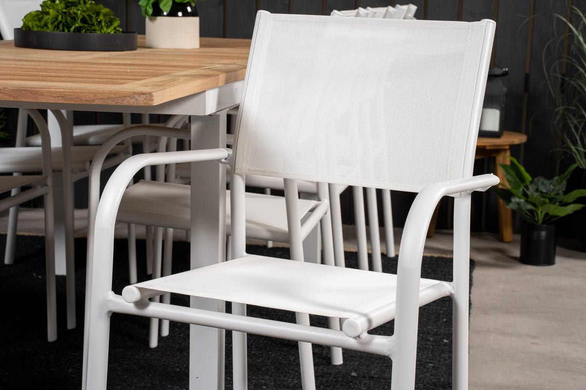 2-delige set - Tuinstoel Marena van Textilene/Aluminium