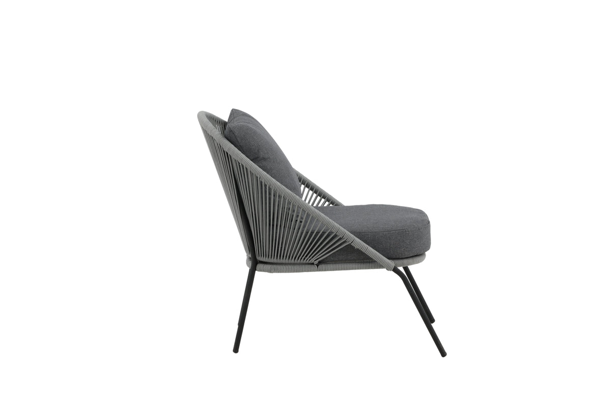 Ensemble de 2 chaises de jardin Vintera en Métal/polyester