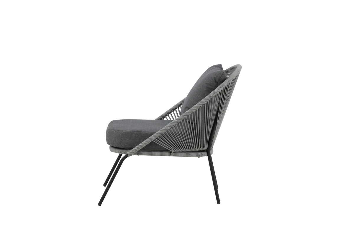 Ensemble de 2 chaises de jardin Vintera en Métal/polyester