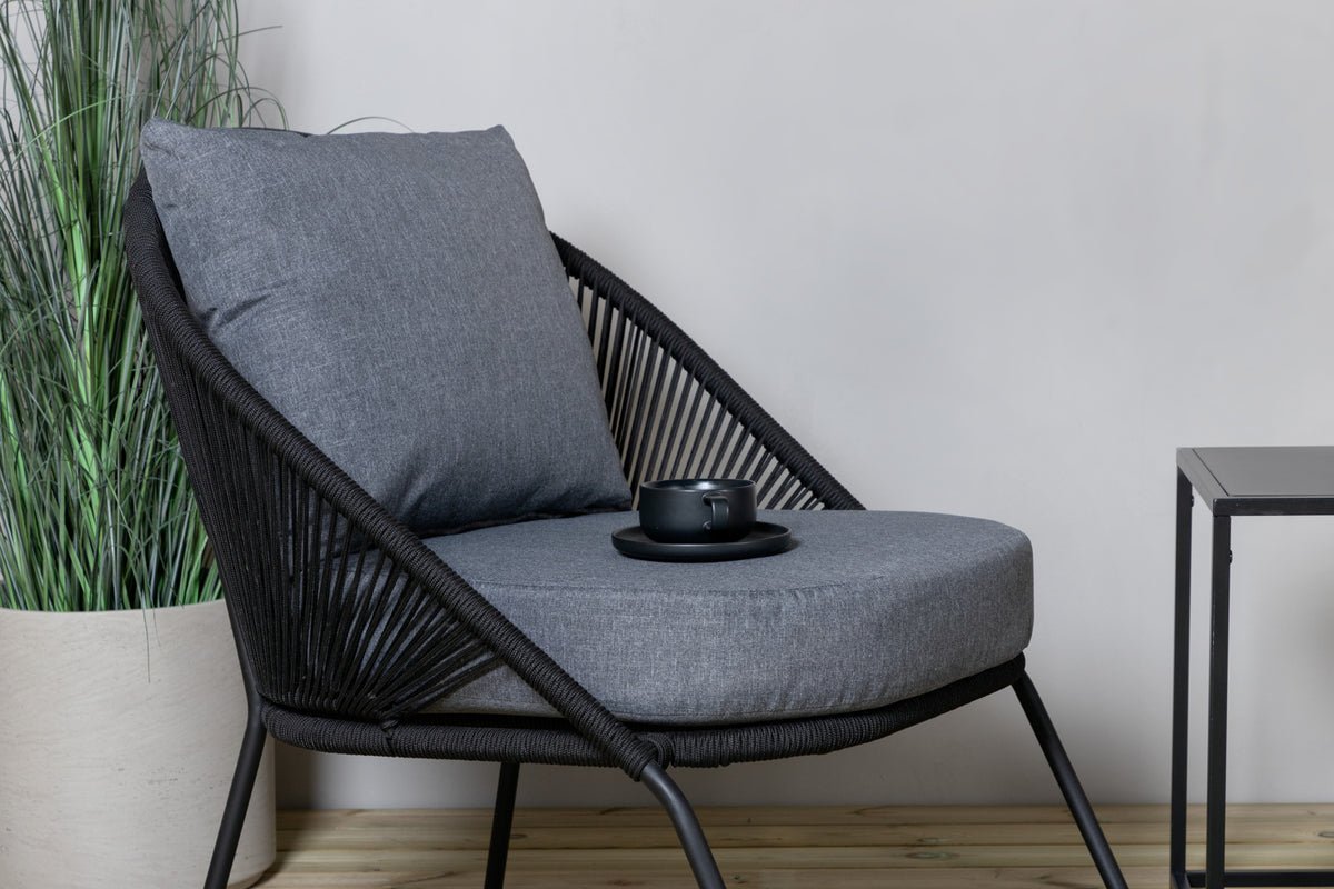 Ensemble de 2 chaises de jardin Vintera en Métal/polyester