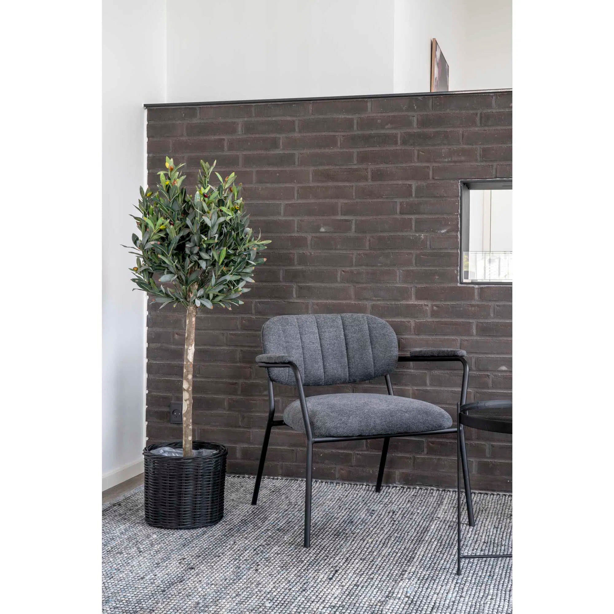 Kunstpflanze Olijfboom – 120 cm mediterrane elegantie voor binnen & buiten