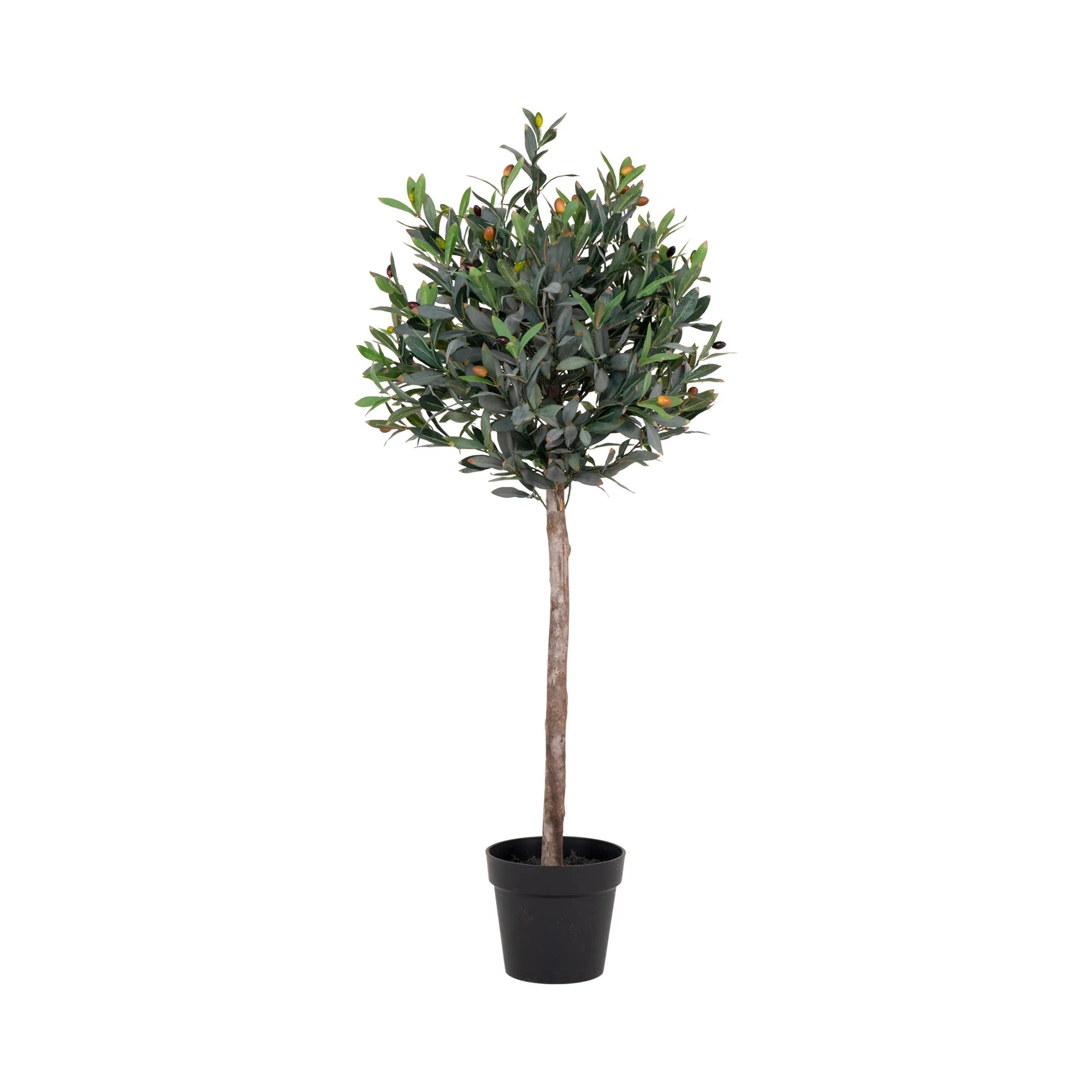 Plante artificielle olivier – 120 cm élégance méditerranéenne pour l'intérieur & l'extérieur