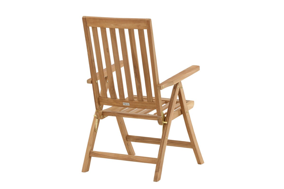 Tuinstoel Taki - van teakhout in natuurlijke look