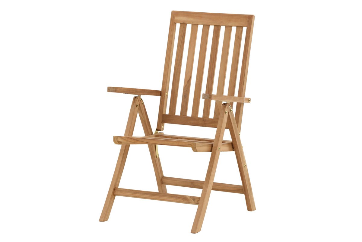 Tuinstoel Taki - van teakhout in natuurlijke look