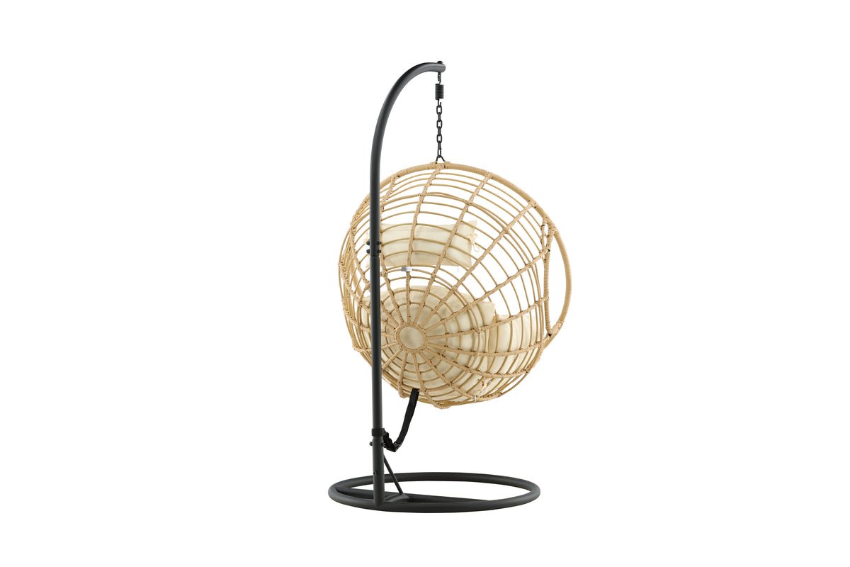 Tuin Hangstoel Mercy - van Rotan/Metaal in Naturel