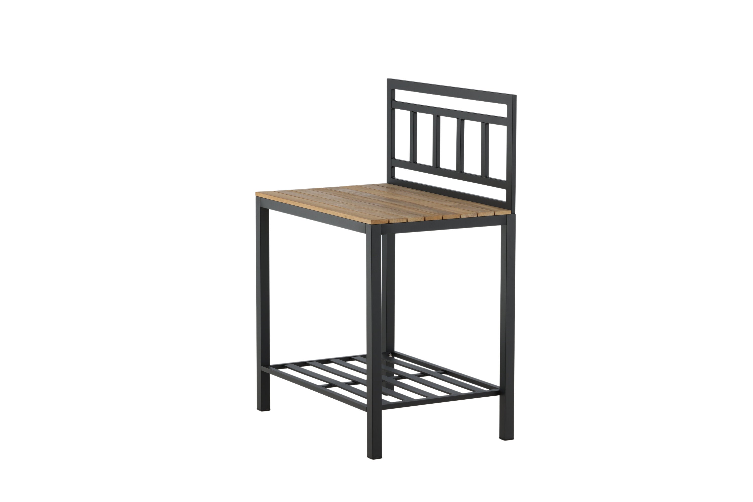 Opbergtabel Jana – Outdoor-keukenmodule met werkblad van teakhout