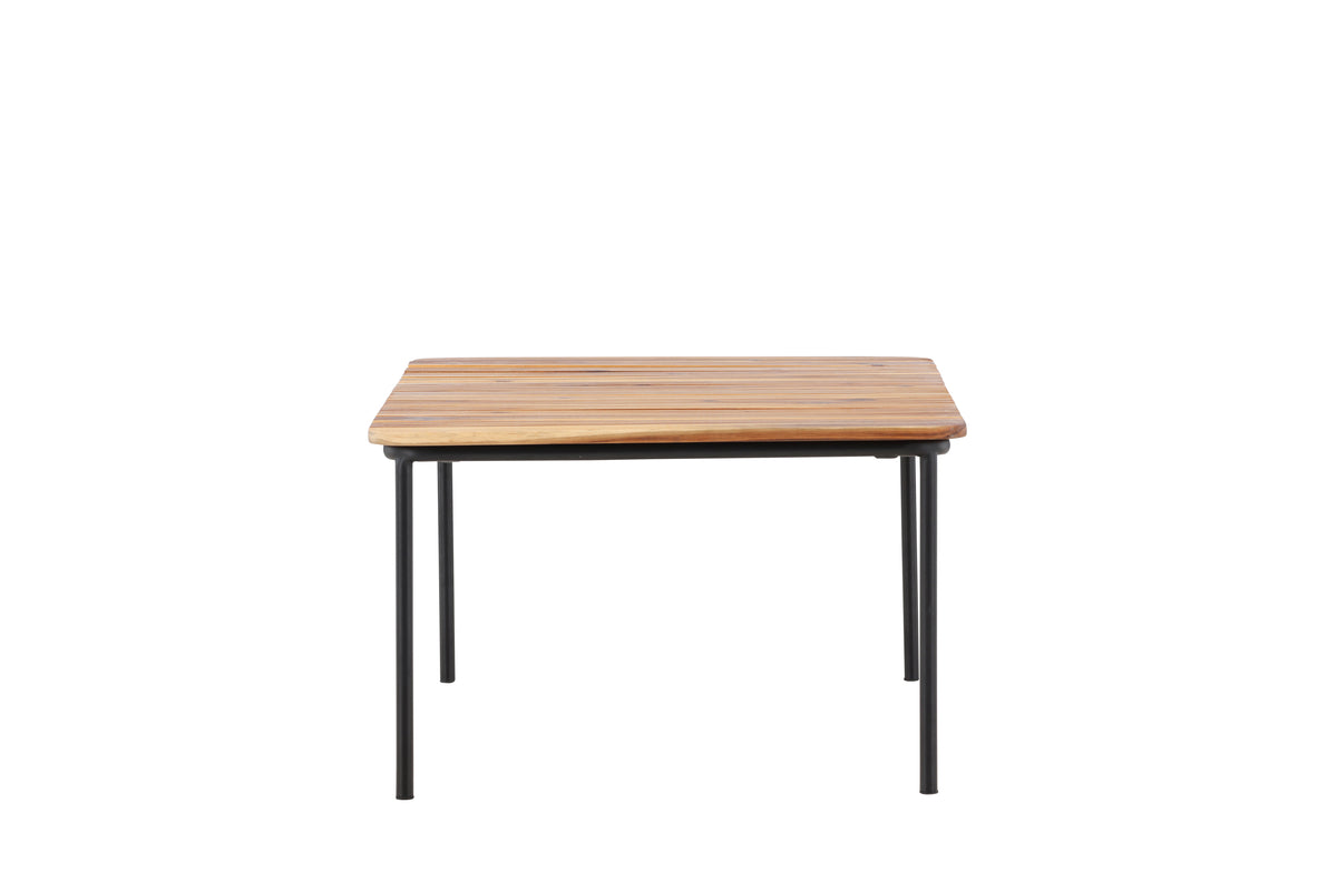 Tuin salontafel Berit - met tafelblad van acaciahout in natuurlijke look