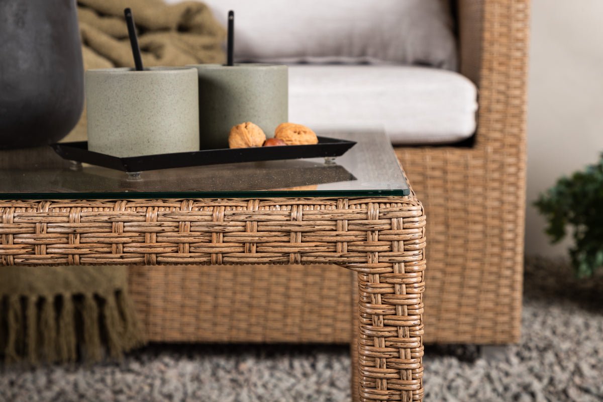 Tuin loungeset Ludwiga - Naar keuze in natuur of zwart