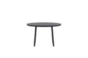 Table à manger de jardin Yelara - en Noir en aluminium