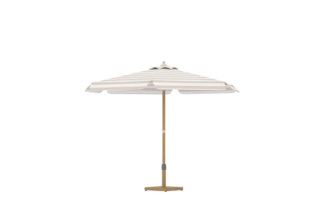 Parasol Tivaro – Met stalen frame en gestreept parasoldoek