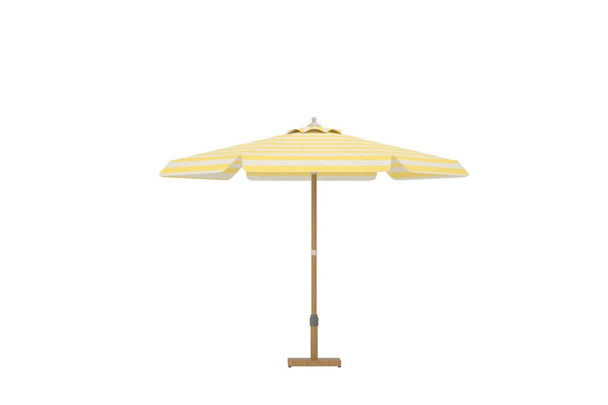 Parasol Tivaro – Met stalen frame en gestreept parasoldoek