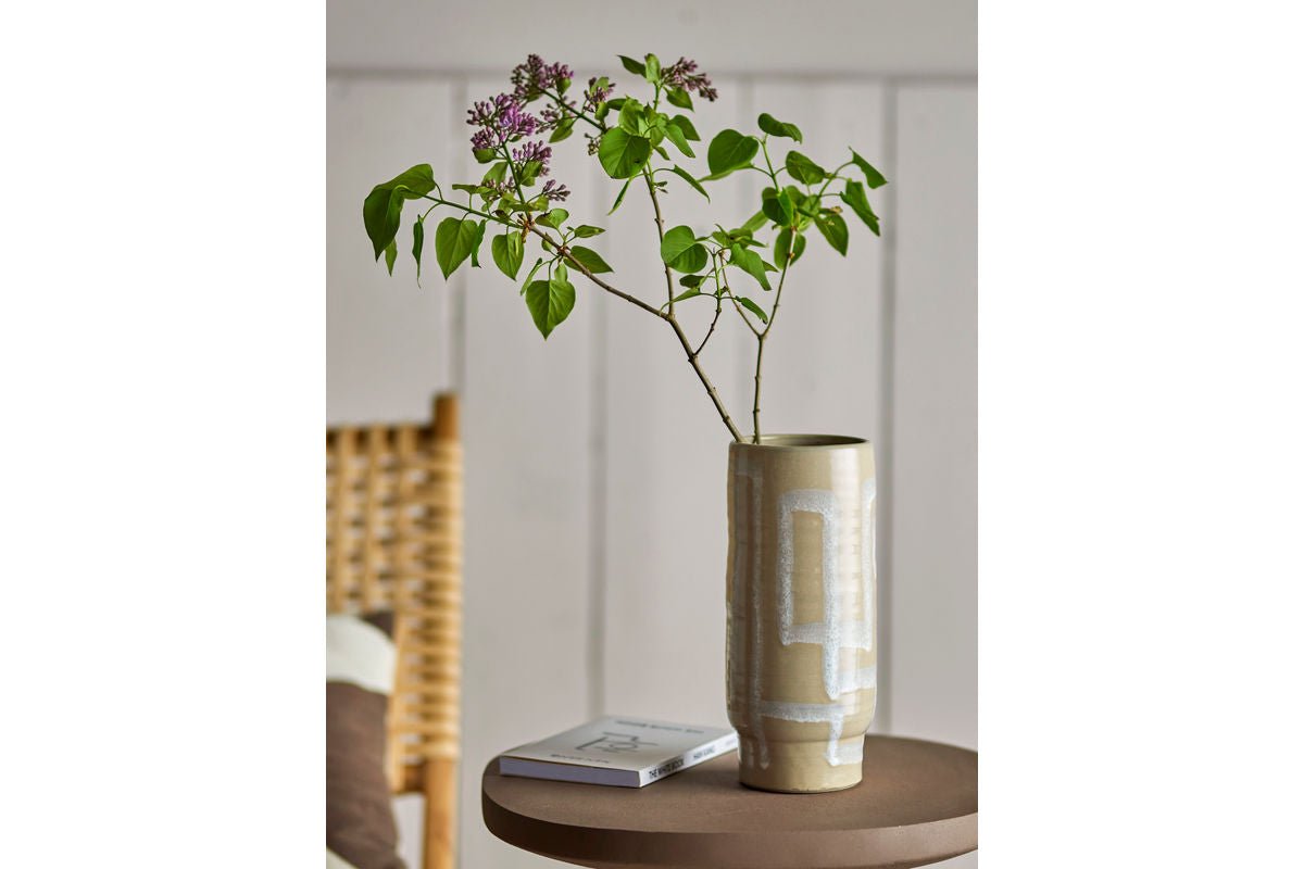 Vase décoratif « Avelin » – Terre cuite naturelle