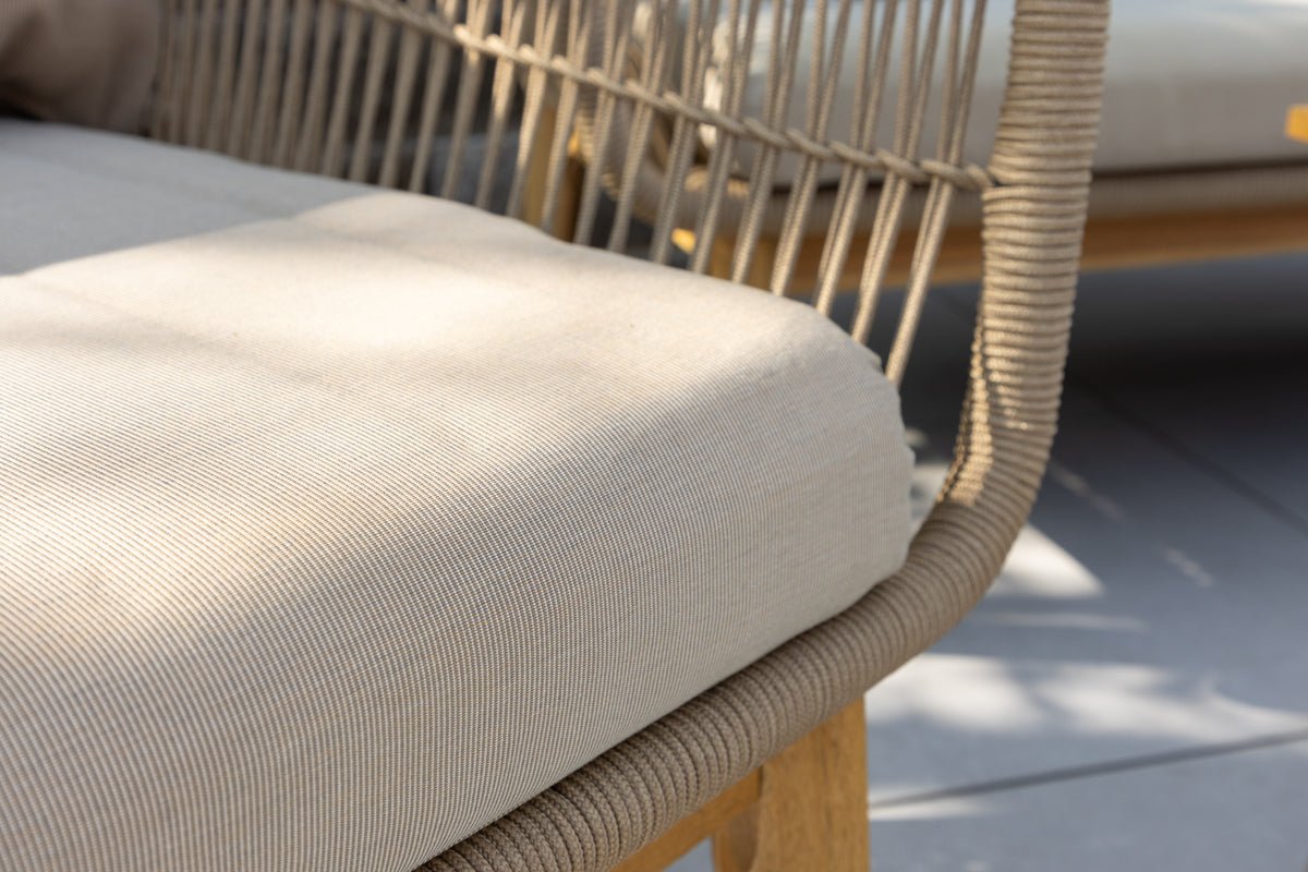 Ensemble salon de jardin Perano – ensemble 4 pièces en Beige