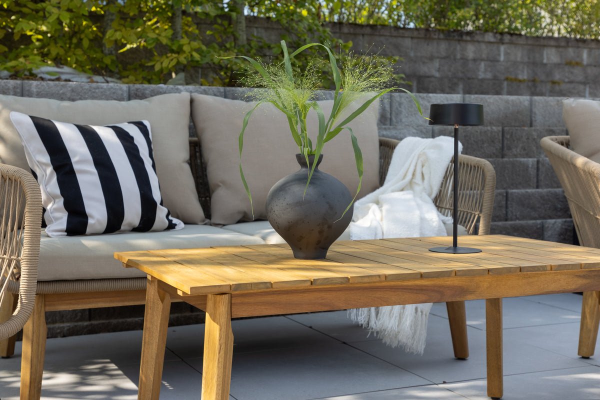 Ensemble salon de jardin Perano – ensemble 4 pièces en Beige