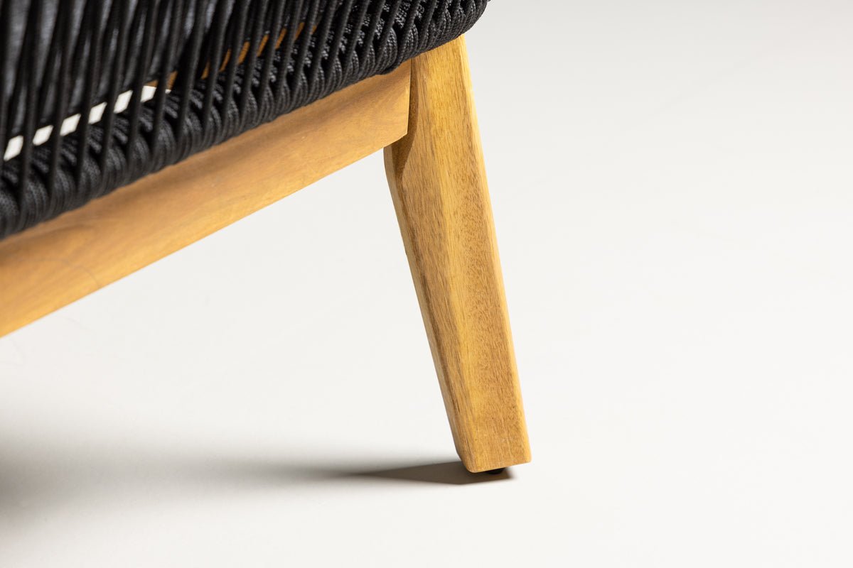 Tuin Loungeset Renavo – 2-delig Set van Acacia & Polyester