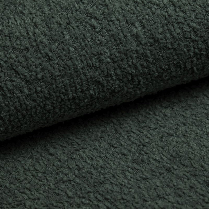Canapé d'angle modulaire Yuma avec pouf en Bouclé