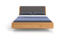 Lit design Cassian en Chêne massif avec effet de lévitation