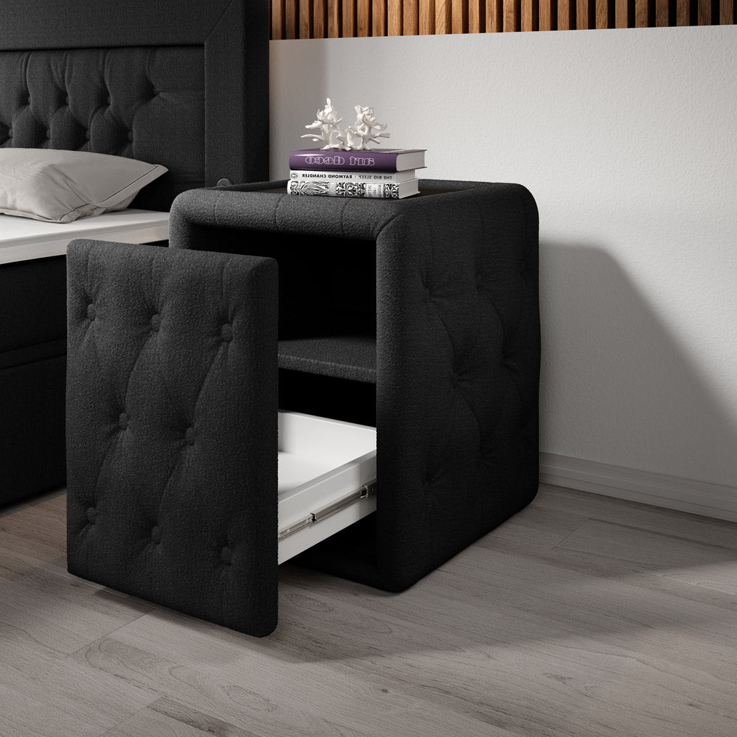 Table de nuit design Josy en Bouclé