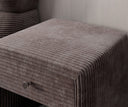 Designer Nachttisch Amy in Cord
