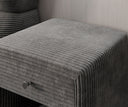 Designer Nachttisch Amy in Cord