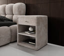 Designer Nachttisch Amy in Cord